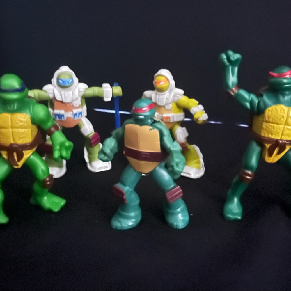Teenage Mutant Ninja Turtles Kids Meal Toys Mixed Vintage - Picture 3 of 4
